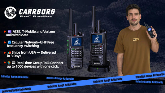 CARRBORG S959 — A Dual-Mode Walkie Talkie That Covers You Anywhere