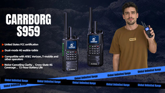 🚀 Stay Connected Anytime, Anywhere: Meet the CARRBORG S959 4G Global Walkie Talkie