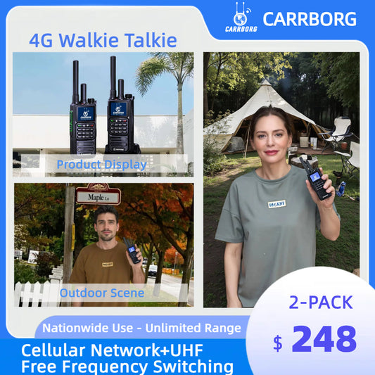 CARRBORG 4G-LTE Walkie Talkies
