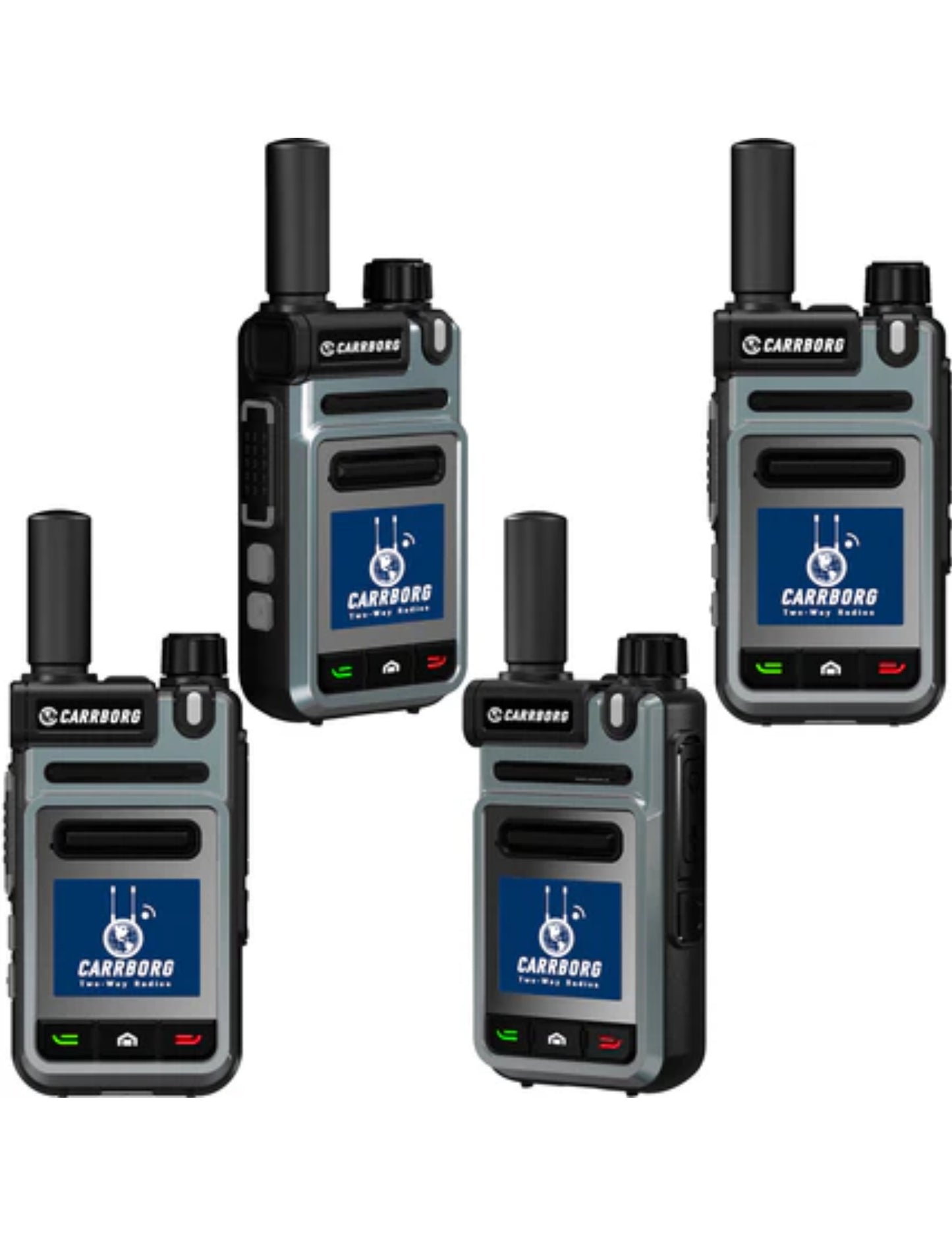 CARRBORG V1 4G Long Range Walkie Talkie | PTT Two-Way Radio | Nationwide & Global Coverage with SIM Card