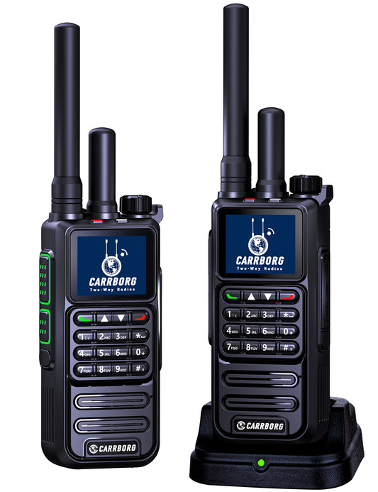 CARRBORG S959 4G Long Range Walkie Talkies with Nationwide Coverage