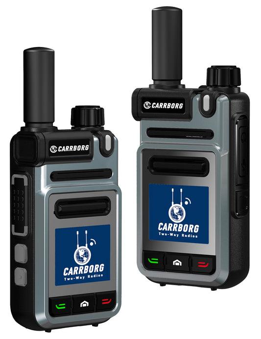 CARRBORG V1 4G Long Range Walkie Talkies with Nationwide Coverage