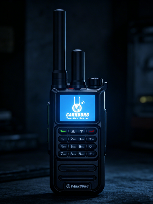 CARRBORG S959: 4G + UHF Dual Mode Walkie Talkie with Lifetime Free Data