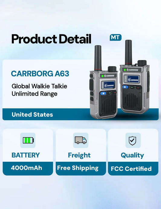 CARRBORG A63 Construction site walkie talkies