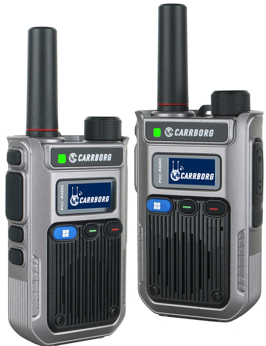 Walkie-talkie CARRBORG A63 4G de alcance ilimitado a nivel nacional